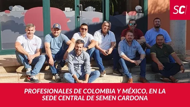 Profesionales de Colombia y México, en la sede central de Semen Cardona para fortalecer lazos y compartir experiencias