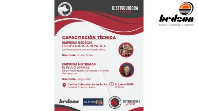 Capacitación técnica en Junín: fisiología hepática y flujo animal 