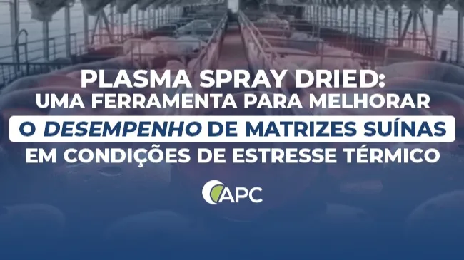 Benefícios do uso do plasma spray dried em matrizes suínas