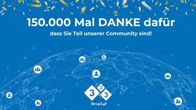 333 feiert 150.000 Nutzer!