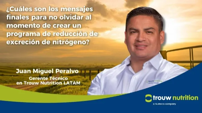 Claves para desarrollar un programa efectivo de reducción de excreción de nitrógeno