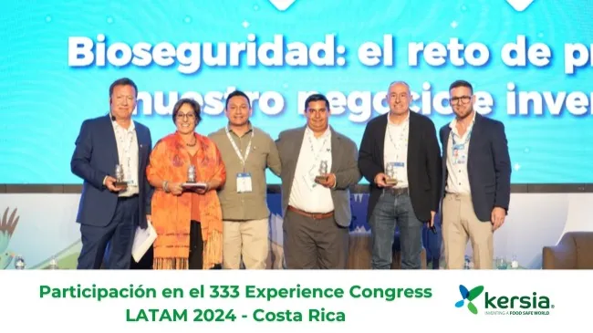 Kersia aborda los desafíos de bioseguridad en el 333 Experience Congress LATAM 2024