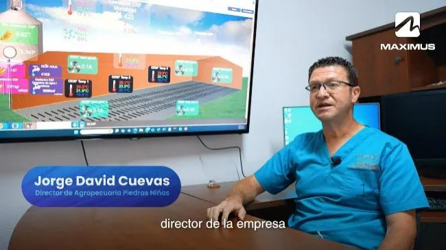 Experiencia granjas en tiempo real Maximus en Jalisco, México