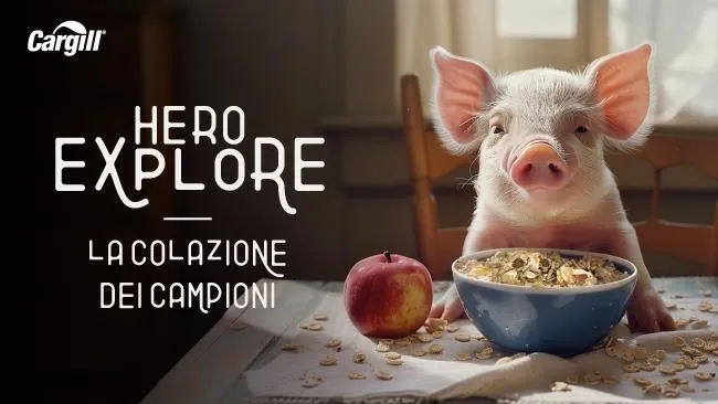 Hero Explore: il nuovo mangime di Cargill per suinetti in fase sottoscrofa