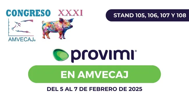 Impulsando el futuro de la porcicultura: Provimi México estará presente en el XXXI Congreso AMVECAJ