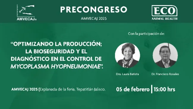 ECO Animal Health anuncia su participación en el próximo XXXI Congreso AMVECAJ