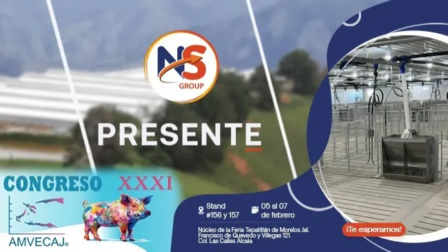 NS Group presente en AMVECAJ 2025: Innovación y bienestar porcino