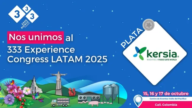 Kersia, patrocinador plata del 333 Experience Congress LATAM 2025 en Colombia