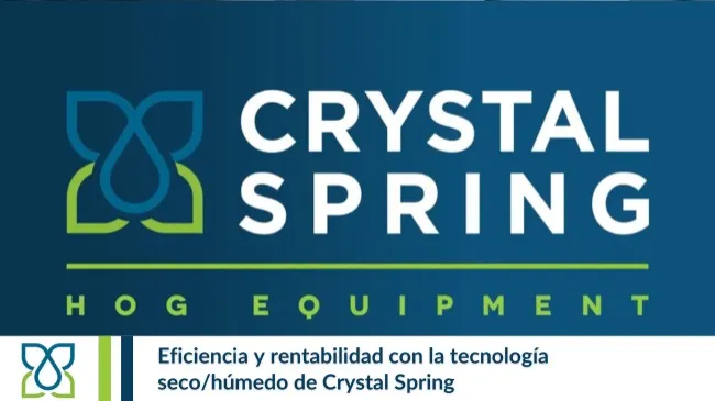 Menos desperdicio, más ganancia: la diferencia de Crystal Spring en alimentación porcina