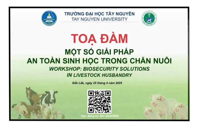💥Tọa đàm: Một số giải pháp an toàn sinh học trong ch�...