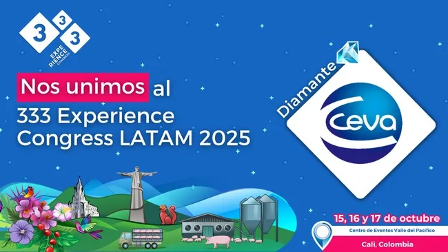 Ceva, patrocinador diamante del 333 Experience Congress LATAM 2025 en Colombia 