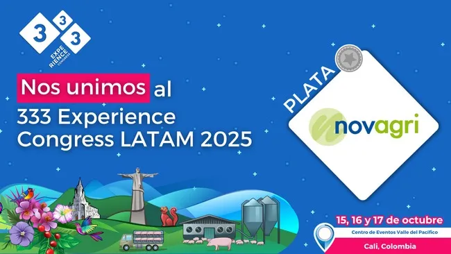Novagri, Patrocinador Plata del 333 Experience Congress LATAM 2025