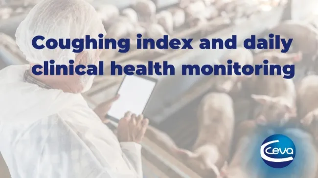 Coughing index and daily clinical health monitoring