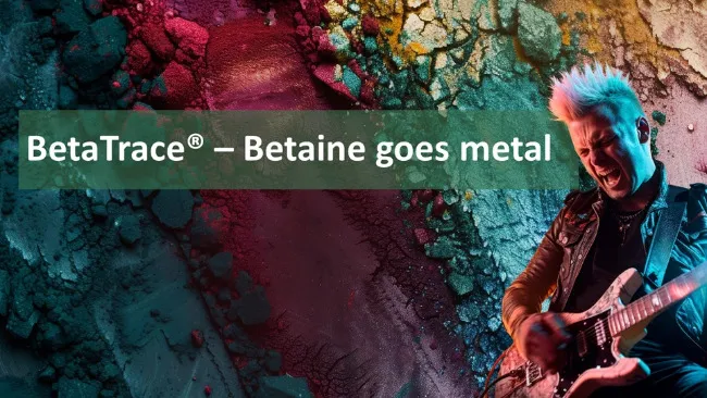 Biochem annuncia un nuovo prodotto nel suo portafoglio: la betaina diventa metallo!