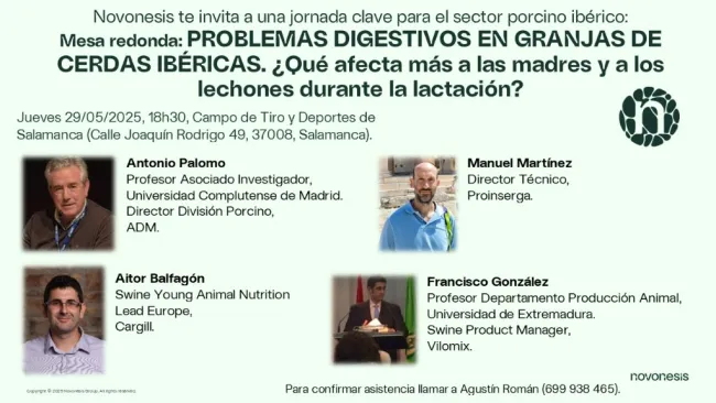 ¡Novonesis organiza un evento clave para el sector porcino ibérico q...
