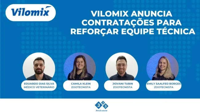 Vilomix anuncia contratações para reforçar equipe técnica