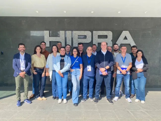 Working visit to Hipra facilities, a global reference company in Anima...