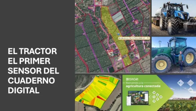 El tractor, primer sensor del cuaderno de campo digital