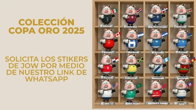 Descarga los stickers oficiales de la COPA DE ORO 2025 y comparte tu pasión por la porcicultura