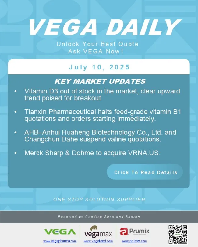 📈 Vega Daily Highlights – July 10, 2025