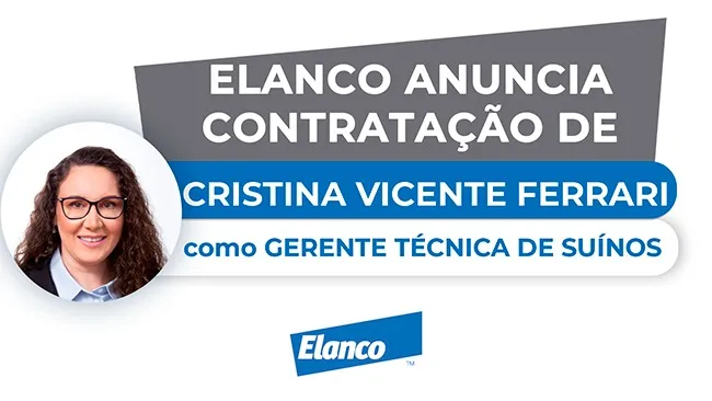 Elanco anuncia Cristina Vicente Ferrari como nova Gerente Técnica de Suínos