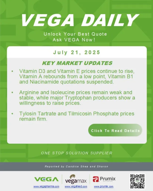 📢 Vega Daily – July 21, 2025