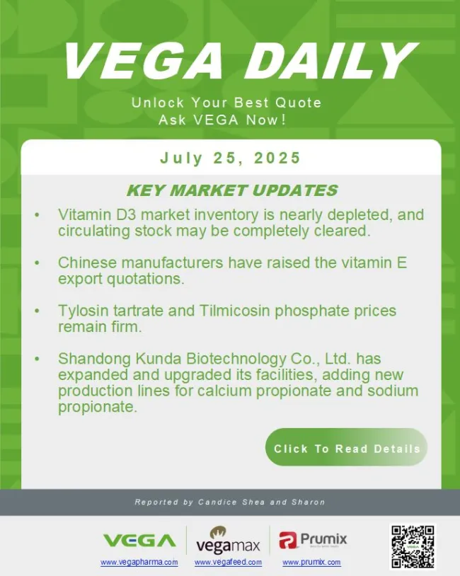 📢 Vega Daily – July 25, 2025