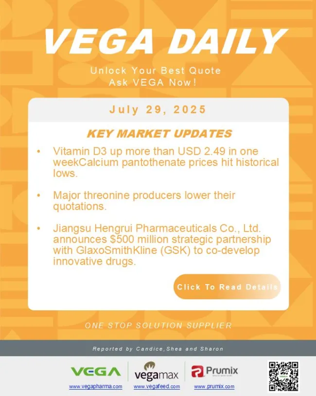 📢 Vega Daily – July 29, 2025