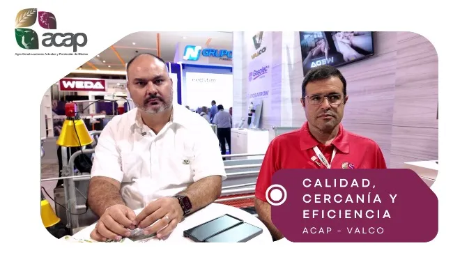 Xhristos Barba explica por qué Valco es un valioso socio estratégico de acap en México