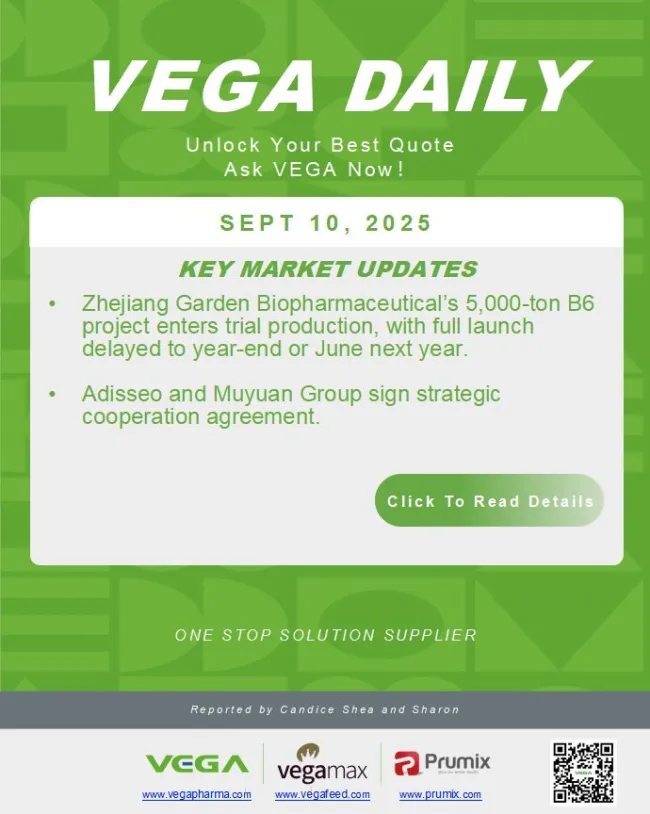 📢 Vega Daily – September 10, 2025