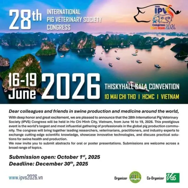IPVS 2026  - The 28th International Pig Veterinary Society Congress
