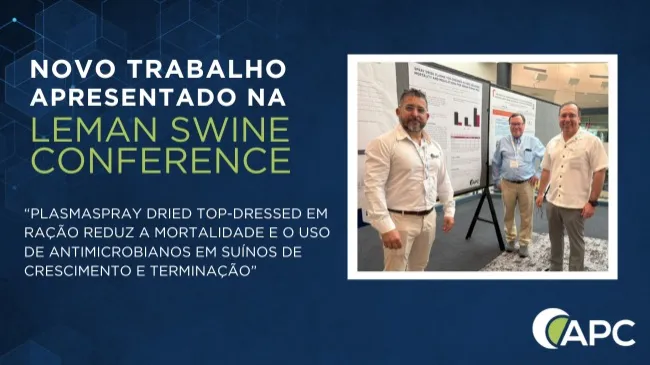 Plasma spray dried top-dressed em ração reduz a mortalidade e o uso de antimicrobianos em suínos de crescimento e terminação