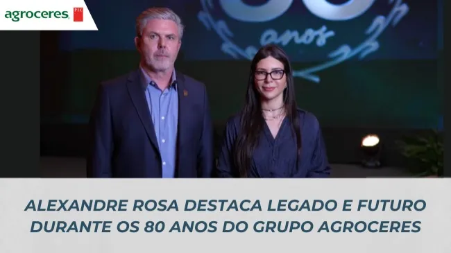 Alexandre Rosa destaca legado e futuro durante os 80 anos do Grupo Agroceres