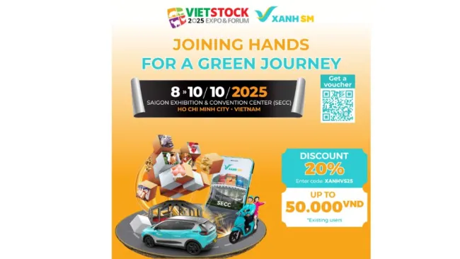 VIETSTOCK 2025 AND XANH SM: GREEN JOURNEY, SUSTAINABLE EVENT