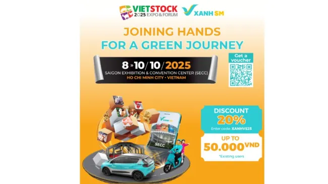 VIETSTOCK 2025 AND XANH SM: GREEN JOURNEY, SUSTAINABLE EVENT