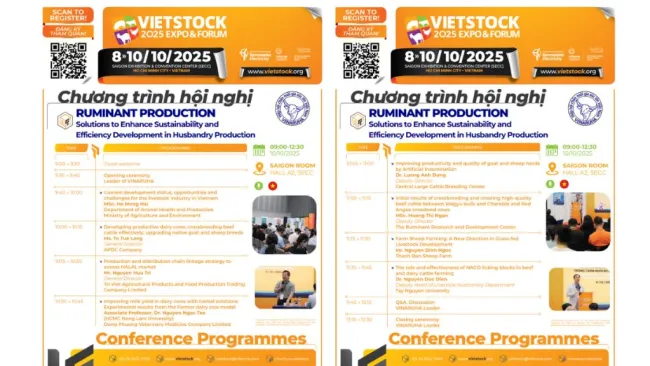 VIETSTOCK 2025 & VINARUHA: RUMINANT PRODUCTION CONFERENCE