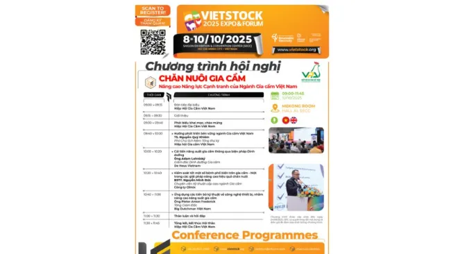 VIETSTOCK 2025 & VPA: HỘI NGHỊ CHĂN NUÔI GIA CẦM