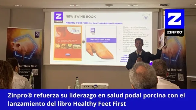 Zinpro® refuerza su liderazgo en salud podal porcina con el lanzamiento del libro Healthy Feet First