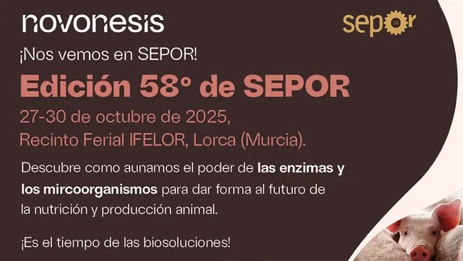 Novonesis será patrocinador en la SEPOR 58º, que tendrá lugar del 2...