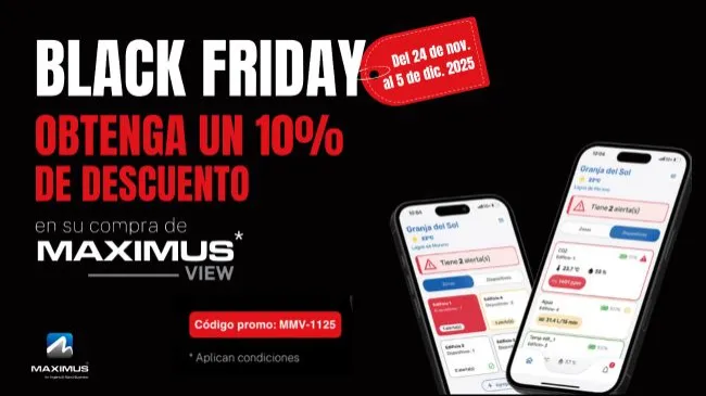 🚨BLACK FRIDAY: ¡Monitoreo inteligente a un precio especial!