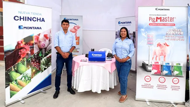 Montana fortalece la porcicultura peruana: presencia estratégica en SEINPORC 2025 y compromiso con futuros veterinarios