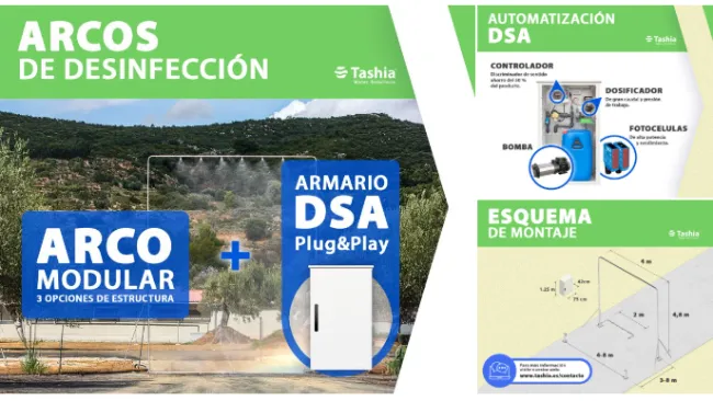 💧NOVEDAD! Arcos de Desinfección TASHIA
