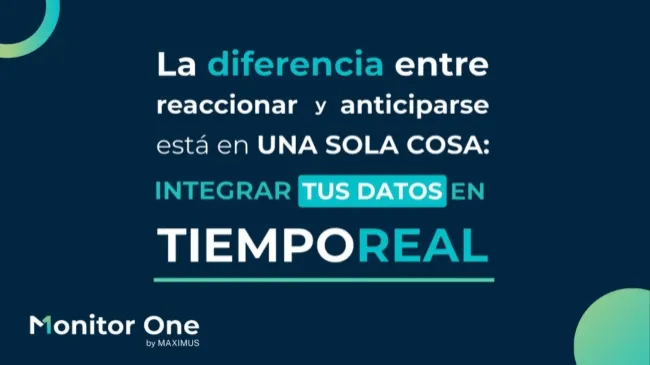 La diferencia entre reaccionar y anticiparse está en una sola cosa: integrar los datos en tiempo real