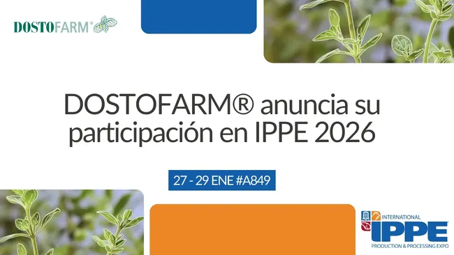 DOSTOFARM® anuncia su participación en IPPE 2026: Innovación y ciencia en nutrición natural