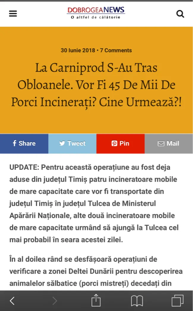 What was a scenario in the past comes a true and a very critical situa...