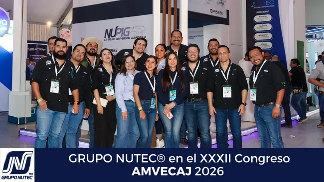 GRUPO NUTEC® presenta sus soluciones de nutrición porcina en el XXXII Congreso AMVECAJ 2026 