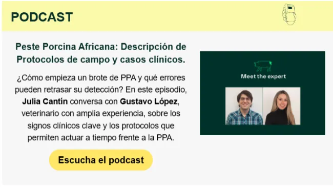 Peste Porcina Africana: Descripción de Protocolos de campo y casos clínicos