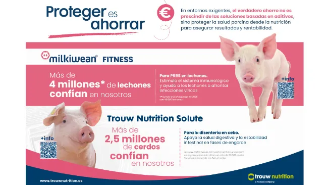 "Proteger es ahorrar": Trouw Nutrition lanza su campaña de nutrición preventiva para el sector porcino