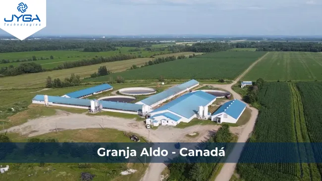 Visita a granja: Aldo farm en Canadá