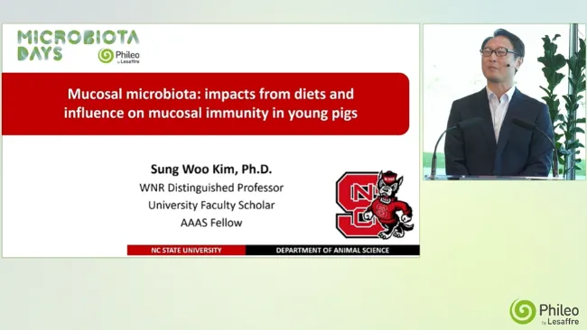 Mucosal microbiota in young pigs by Prof. Sung Woo Kim -
